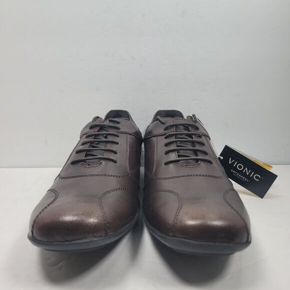 Vionic Hunter Men's Brown Leather Casual  Shoes US Size 13 NWT - Picture 5 of 10